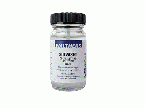 Solución de ajuste de calcomanías solvaset Walthers 2 oz - Imagen 1 de 1