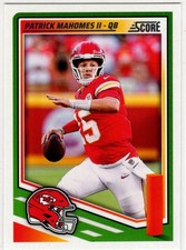 2025 Panini Score Football Patrick Mahomes II No. 100 Kansas City Chiefs