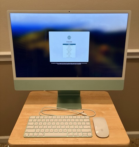 Apple iMac 24" M1 8GB 512GB SSD 8‐Core CPU 8‐Core GPU 4.5K Retina - Verde