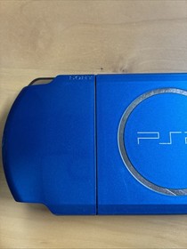 Sony PSP 3000 Vibrant Blue Console Bundle 8GB Memory USB Cable Tested