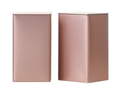 Colorful Square Tin Can Empty Cube Steel Box Storage Container ... USA FAST SHIP