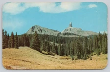 Vintage Photochrome Postcard Lizard Head Peak Colorado by Sanborn