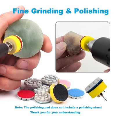 25mm Mini Diamant Polierpad 10Stk Polishing Pad Schleifscheibe Details Grinding
