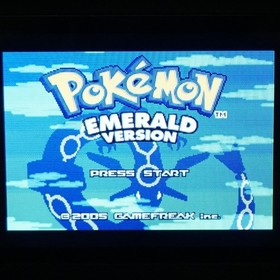 Pokemon Emerald (Nintendo Game Boy Advance, 2005) Tested New Battery Saves!