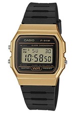  Casio CASIO Wristwatch Quartz F-91WM-9A Unisex Cheap Casio Gold