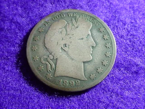 1892-S Barber Half Dollar — photo from another recent sale