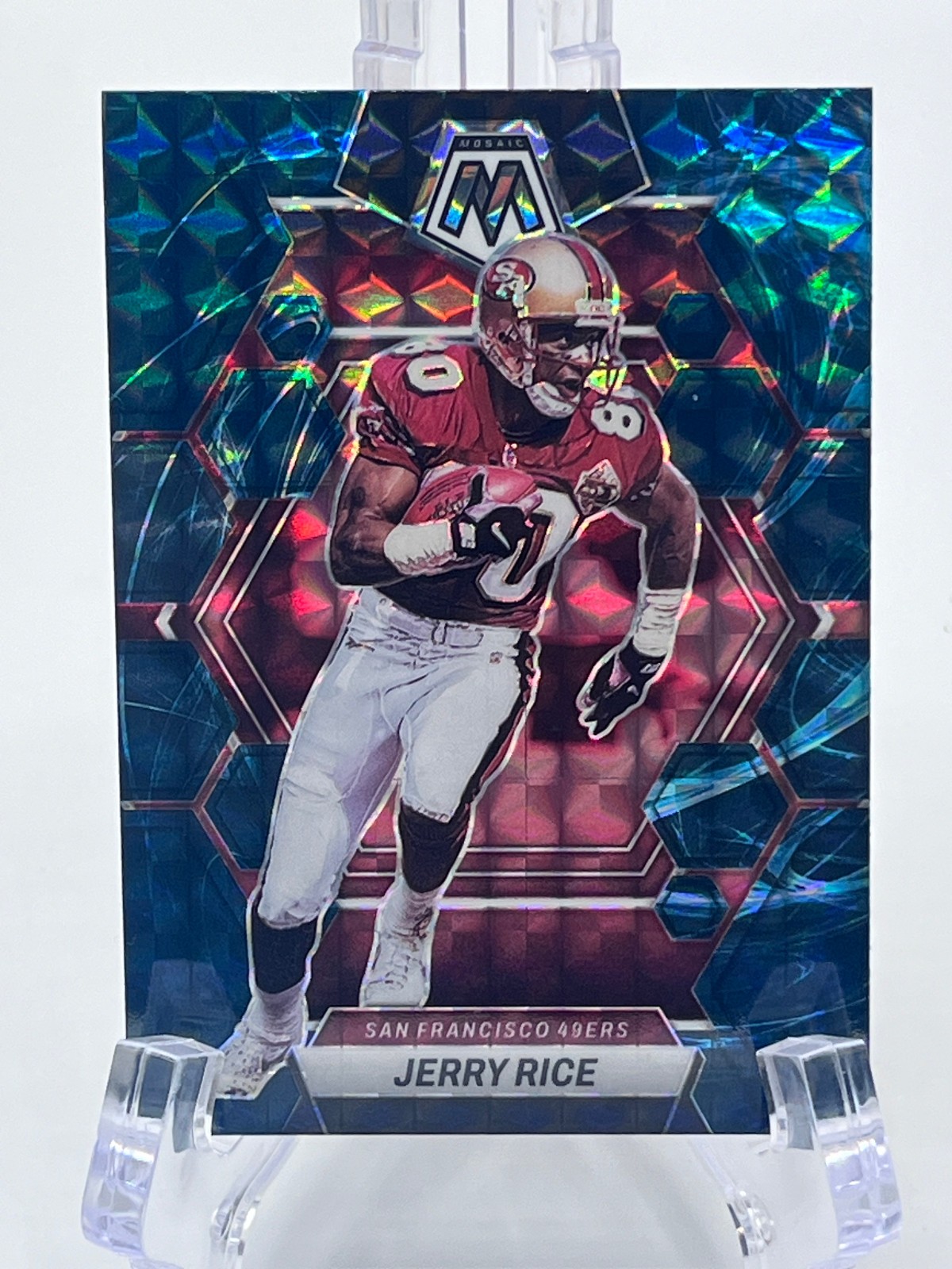 2023 Panini Mosaic - Jerry Rice #219 Genesis Mosaic Prizm