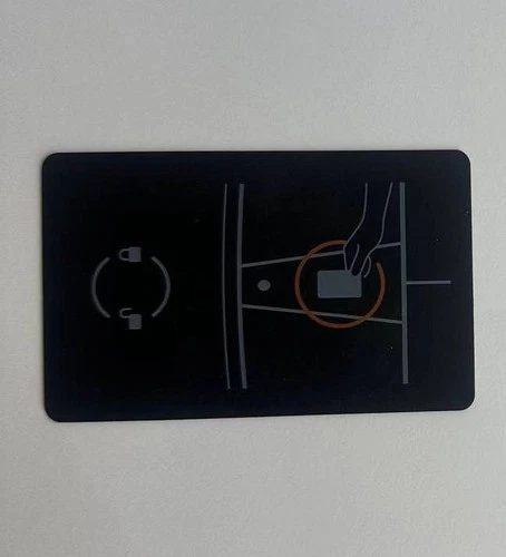 Genuine Tesla OEM Key Card Model 3 Model Y Black NFC Access Key Used image 2