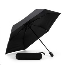 Compact Auto Travel Umbrella - 10.3" Folded, UPF 50 UV Protection, Lightweig...