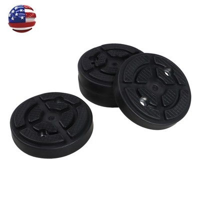 4x Rubber Lifting Pads Block Black for Auto Lift Truck Car Hoist Heavy Duty