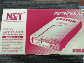 SEGA Saturn Floppy Disk Drive HSS-0128 FDD Retro Gaming Peripheral Japan Rare