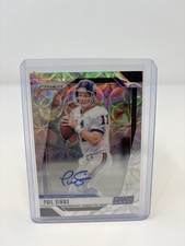 2024 Panini Prizm Phil Simms #218 Choice Prizm Autographs /100 Giants