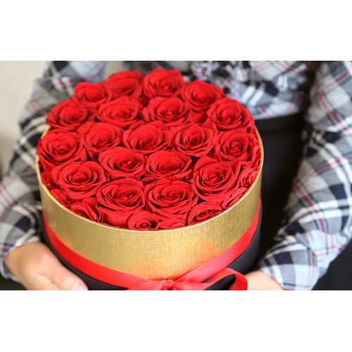 3X(Romantic Level A Eternal Rose in Box Gifts Wife Real Rose Preserved5117 - Picture 5 of 10