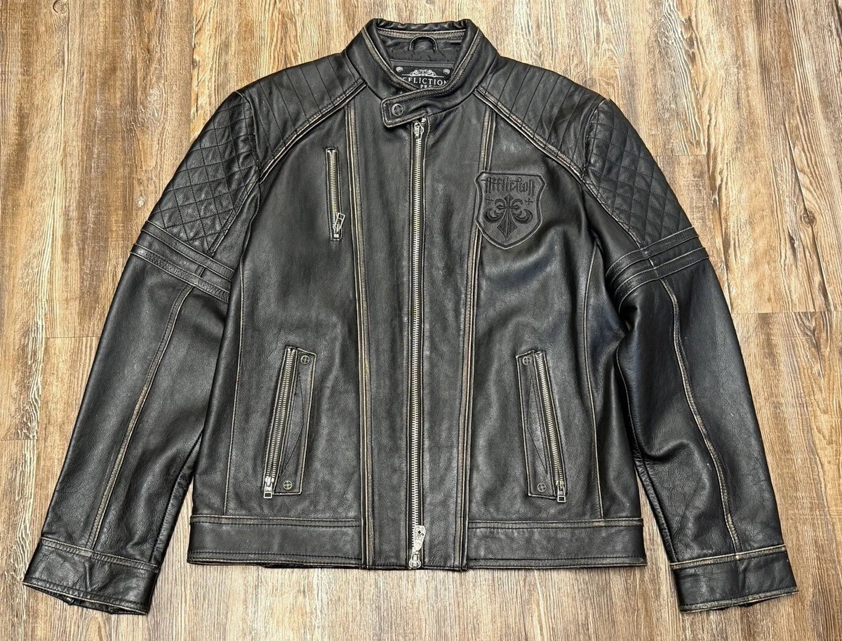 Affliction Leather Outer Shell Coats, Jackets & Vests Motorcycle 
