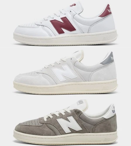 New Balance T500 Men’s Sneakers Arid Stone Sea Salt / Burgundy / Grey Size 8-13