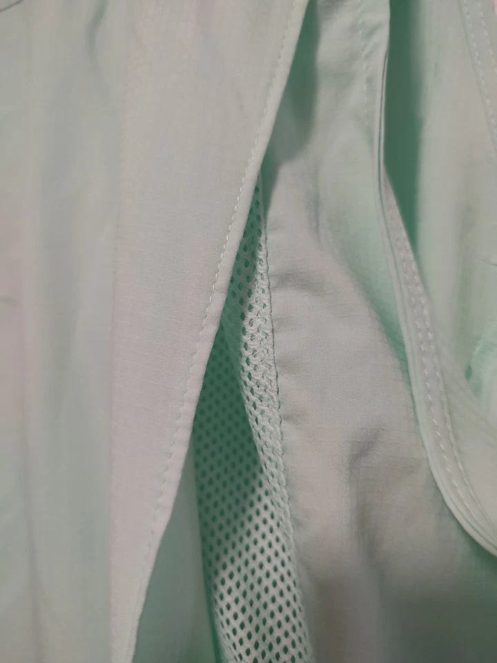 Camisa de golf Columbia verde menta sin mangas con botones forro de malla frontal talla XL Foto 3 de 4