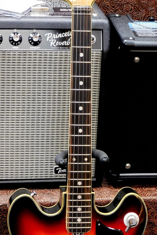 Guitarra Eléctrica Silvertone EP-11T Vintage 1968 Cuerpo Hueco! ¡Hecho en Japón! RARO! Foto 4 de 4