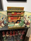 VTG 1930S WOLVERINE TIN LITHO GENERAL STORE GROCERY FOLDING CHILD'S PLAYSET TOY