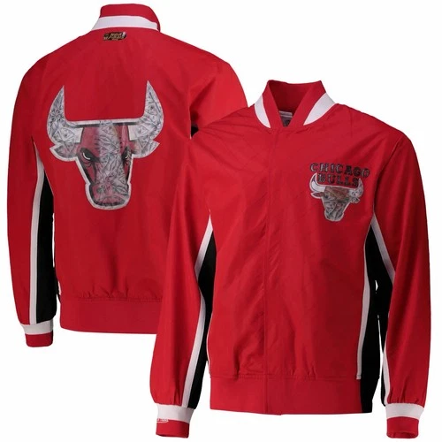 NWT Mitchell & Ness Chicago Bulls 1992-93 Authentic Warmup Jacket Size Small - product listing photo