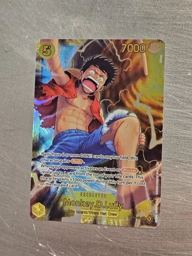 ONE PIECE Monkey D. Luffy OP15-119 SEC Adventure on KAMI's Island OP15 English