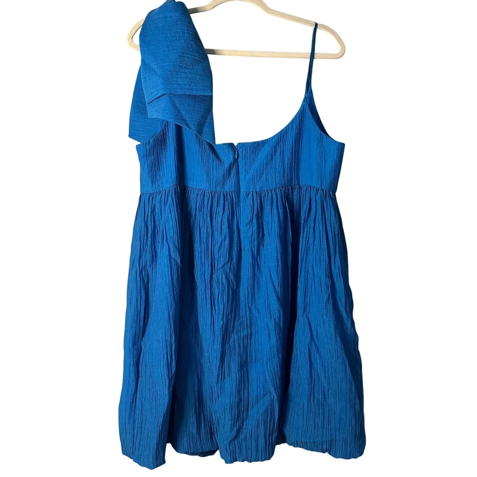 Mini vestido Gianni Bini x Jess Southern bainha bolha azul cobalto novo com etiquetas tamanho 10 M - Imagem 4 de 4