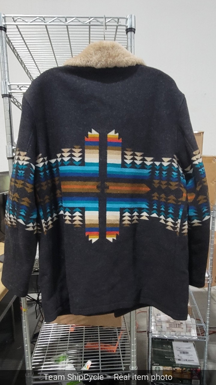 Pendleton Brownsville Shearling Collar AZTEC MENS… - image 9