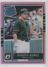 2017 Panini Donruss Optic Rated Rookies Pink Prizm Renato Nunez #56 y5m