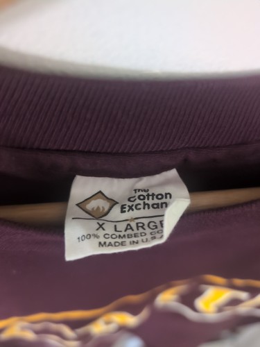 Vintage Central Michigan University CMU Single Stitch Shirt Maroon Made In USA XL - Bild 4 von 6