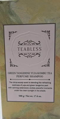 Teabless Green Tangerine Yuja Kombu Tea Perfume Shampoo 500g 17.6oz Citrus Woody