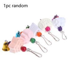 Parrot Chewing Toy Stone with Bell Calcium Supplement for African for Grey Parak