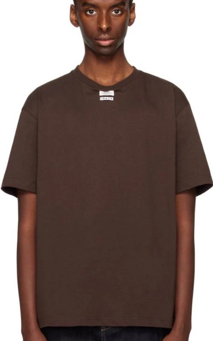 Ader Error Brown Patch T Shirt Large - image 1