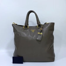 Prada BN1713 VIT.DAINO BAMBU BAMBU BAMBU BAMBU COLOR GOLD LOGO DECORATION TOTE B
