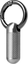 Titanium Keychain Pill Holder,Portable Mini Pill Case, Waterproof Small Pill Con