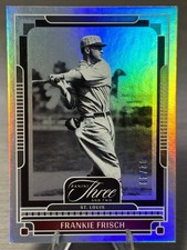 🏆⚾️FRANKIE FRISCH 2025 Panini Three and Two Silver Holo SP /49 #OLD FLASH!⚾️🏆