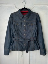 Carolina Herrera Denim Jacket Belted Tailored