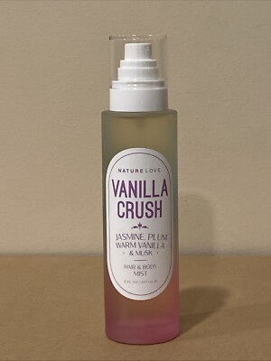 Nature Love Vanilla Crush Hair and Body Mist - 6 oz