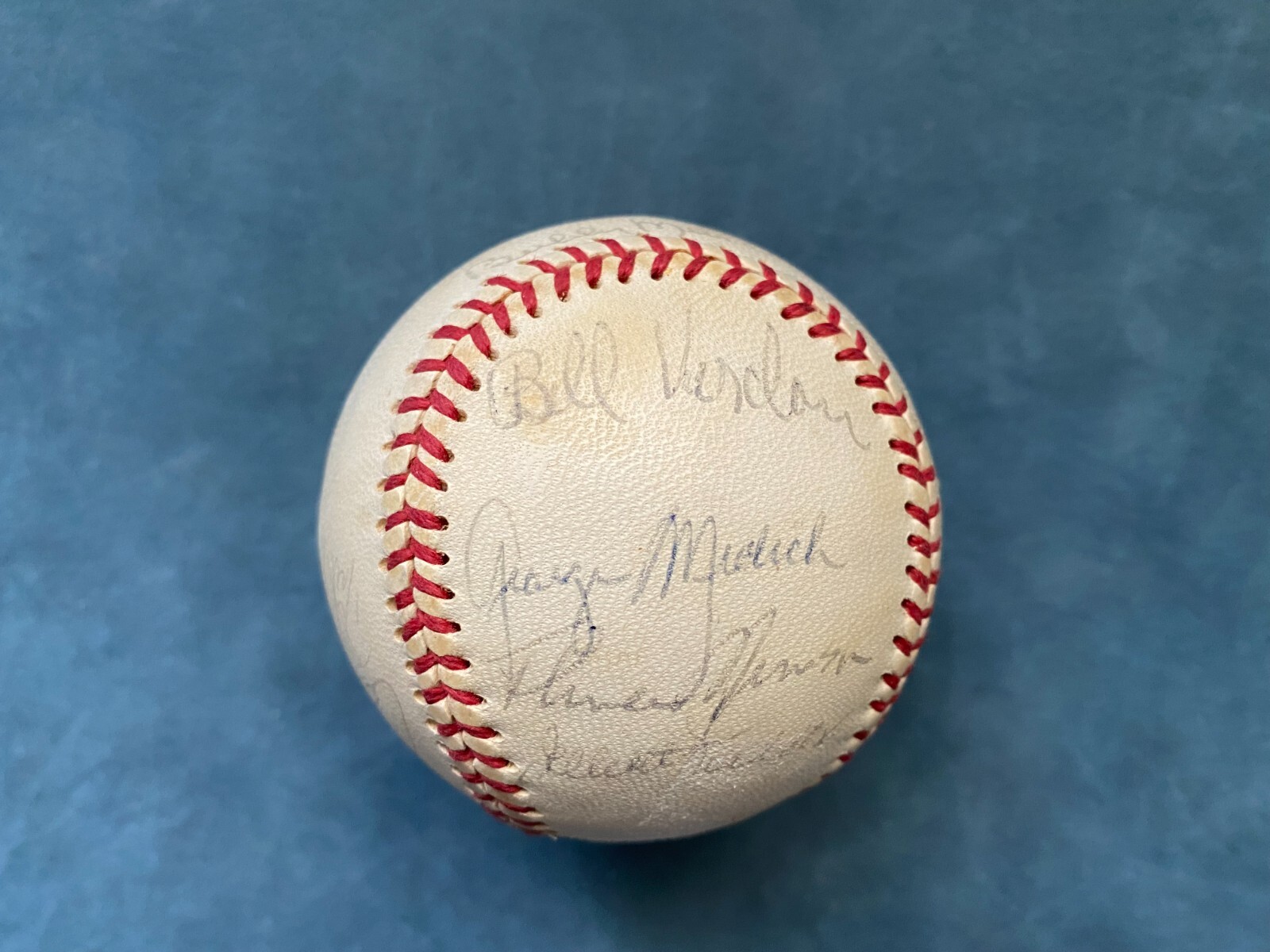 Lot Detail 1970 Yankees Team Signed OAL Baseball W/ Thurman Munson