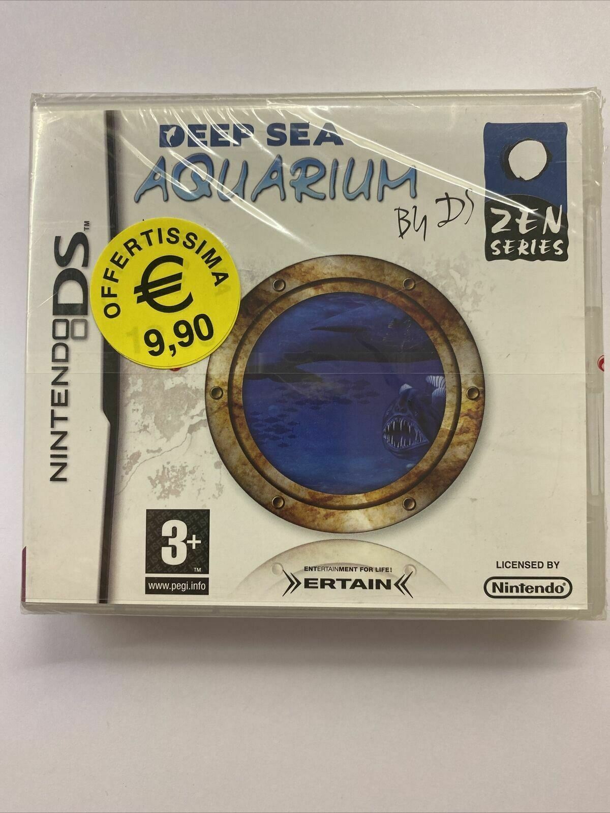 Deep Sea Aquarium Nintendo Ds Stampa Italiana Manuale in Italiano Raro