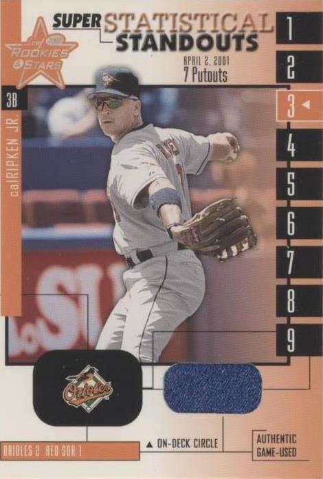 2001 Leaf Rookies & Stars - Statistical Standouts Cal Ripken #SS-12 ...