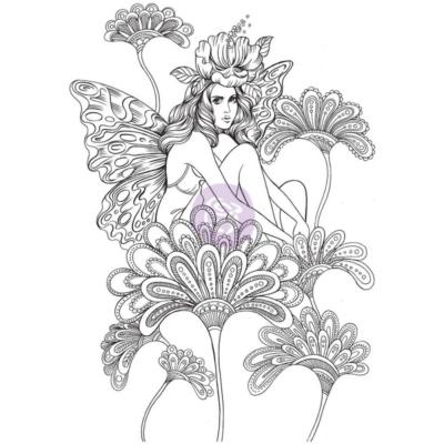 Anastasia Prima Princesses Cling Rubber Stamp 5''X7'' PRIMA 590871 New