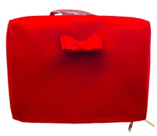 Estee Lauder Red Velvet Beauty Travel Makeup Bag   NEW YEARS 2025 SALE
