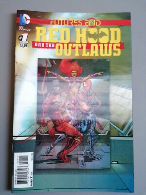 Red Hood and the Outlaws 1 - 3D Variant cover - DC Futures End 2014 Hot NM NEW