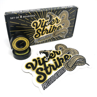 Viper Strike  8mm Precision Skateboard Bearings - ABEC 7