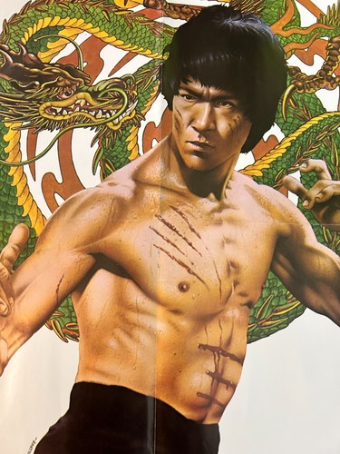 Vintage Bruce Lee 1973 Movie Poster Enter the Dragon VERY RARE Never Displayed! - Picture 7 of 8