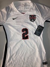 NWT Nike Dri-Fit Women's Short Sleeve Soccer Jersey White Sz. S Free Shipping