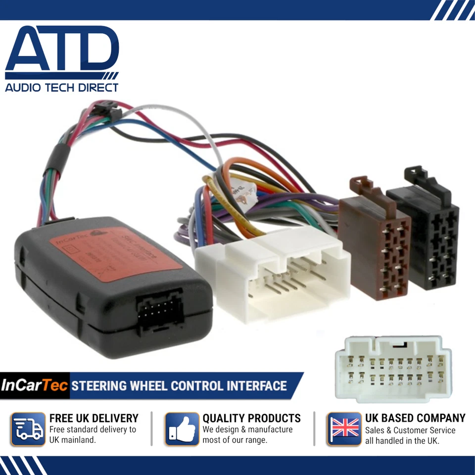 Interface De Volant ISO Pour Fiat Sedici Suzuki Grand Vitara Mk3 Kizashi ATD - Photo 1/4