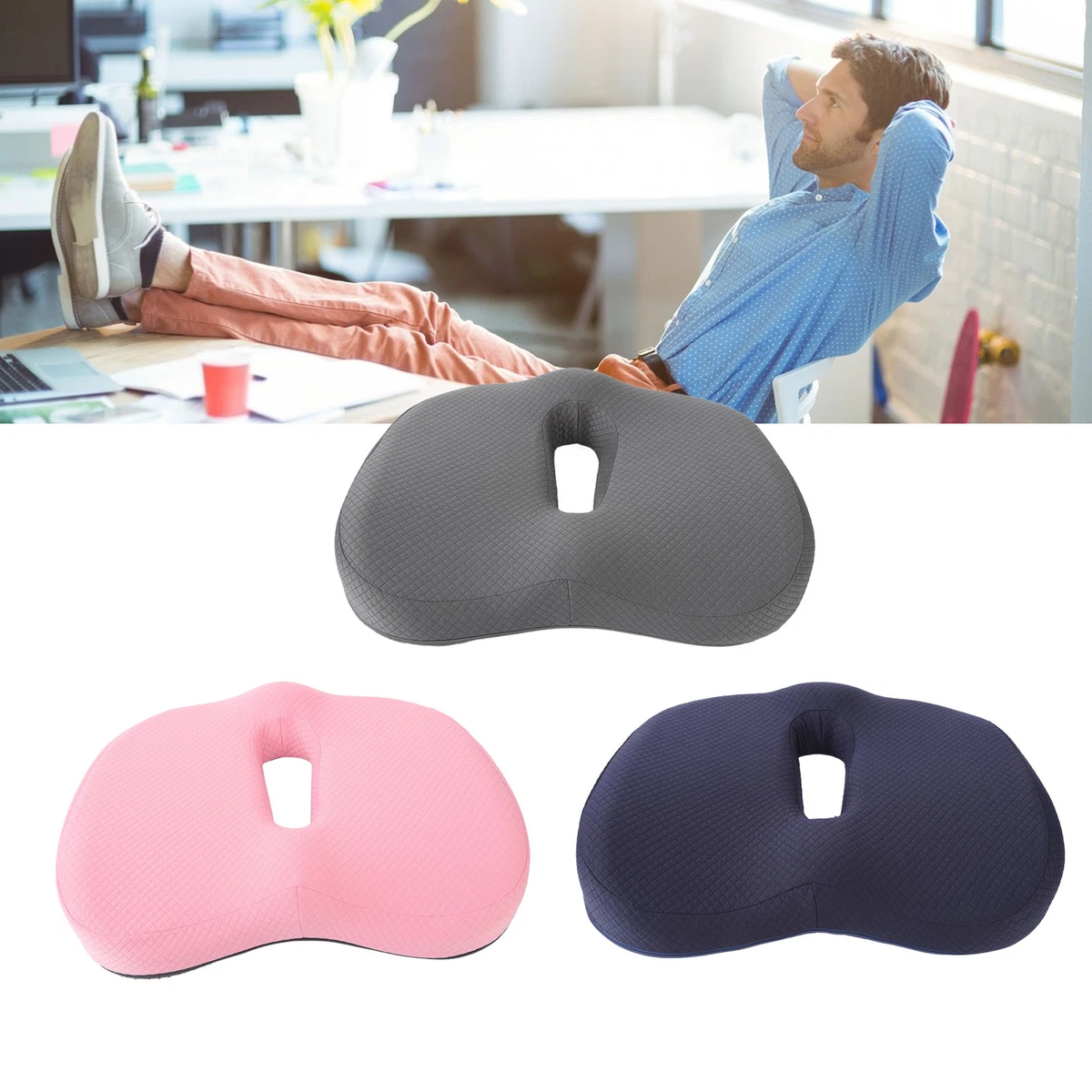 Donut Pillow - Ring Cushion For Relief Of Tailbone Pain & More