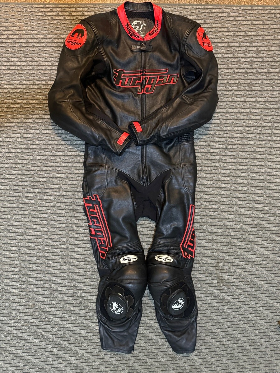 Furygan Leathers Men's Motorcycle Road Racing Suit Track Day Furygan Leathers Men's Motorcycle Road Racing Suit Track Day