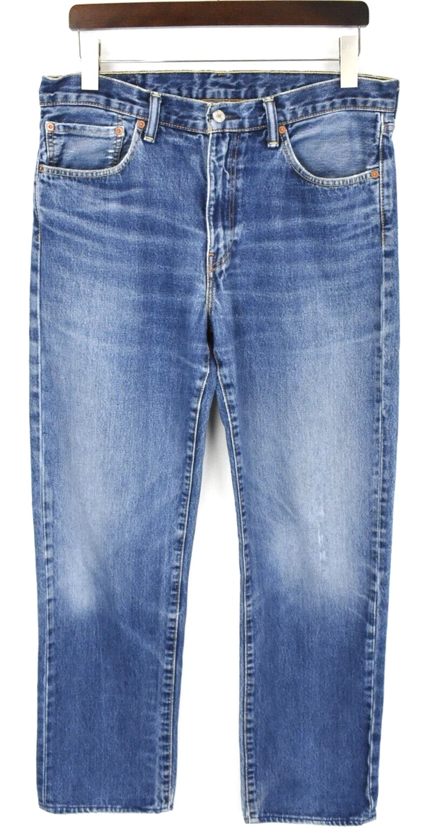 LEVI s 751 Jeans Men s W34 L31 Standard Regular Fit Faded Whiskers