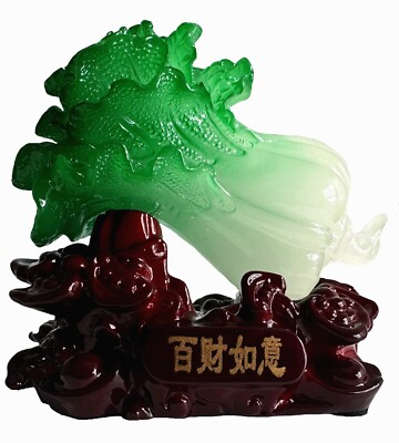 Feng Shui Bai Choi/Pok Choi (The Cabbage) Statue for wealth luck
